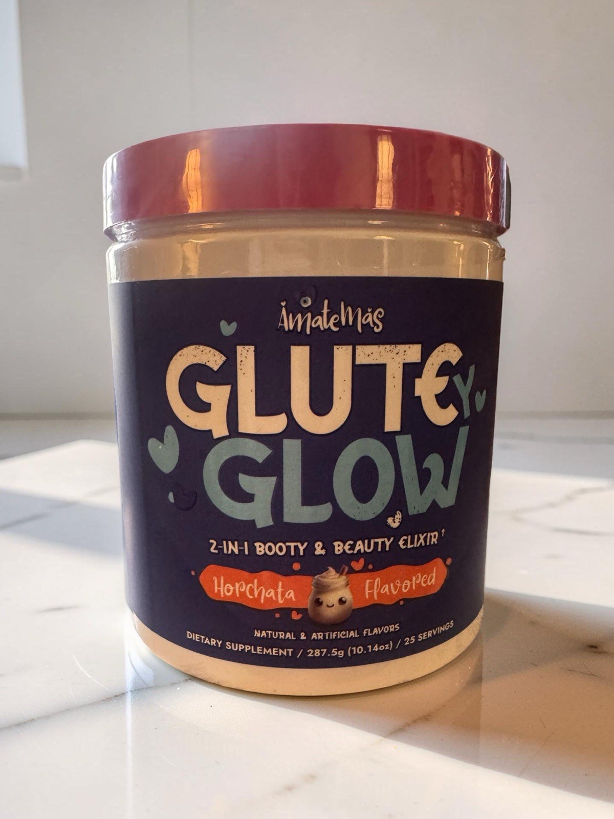 Glute Y Glow by – Women’S Creatine + Biotin Supplement for Muscle Growth, Glute