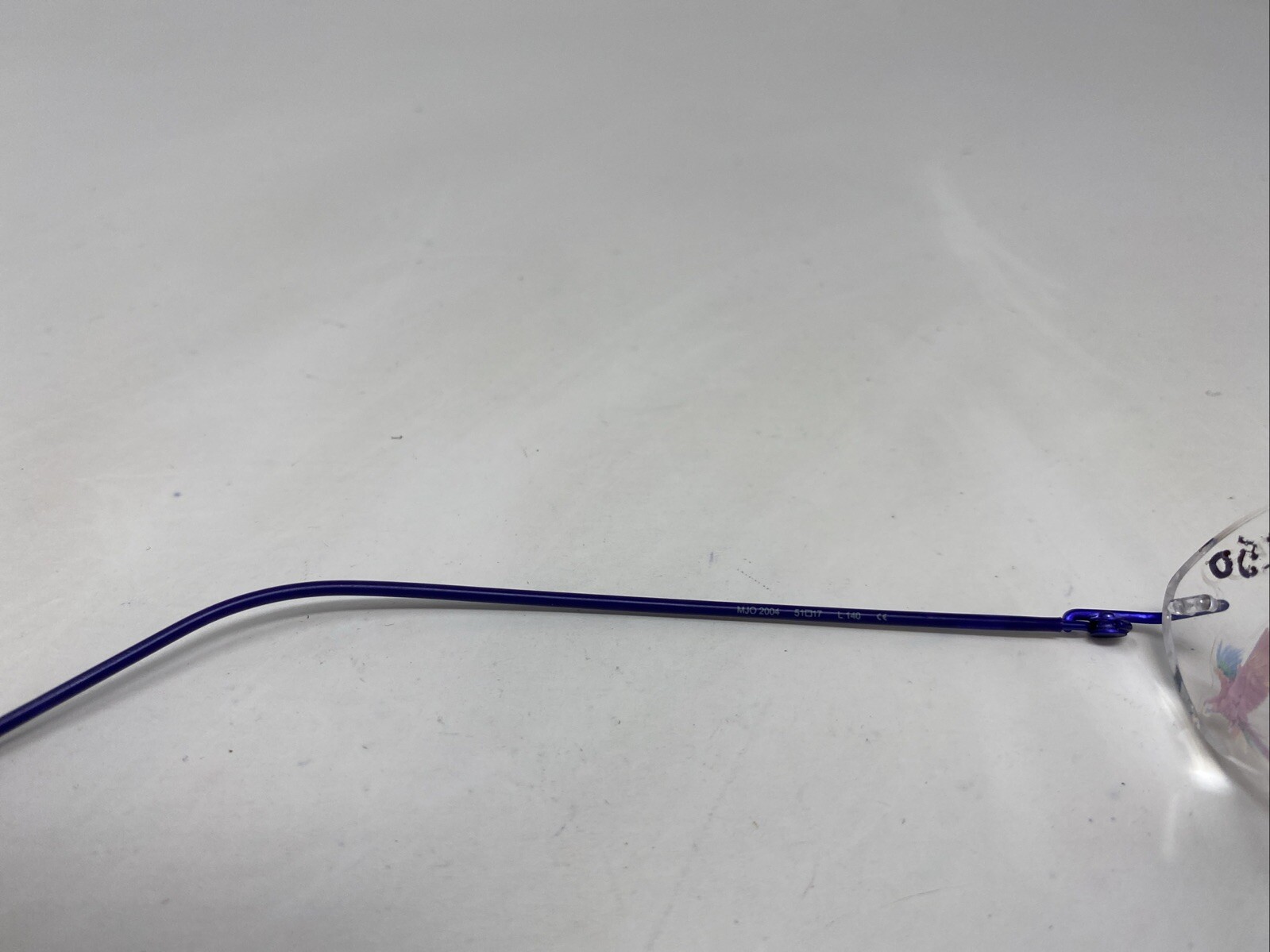 Maui Jim Japan MJO 2004-36M 51-17-140 Deep Blue Rimless Eyeglasses Frame :U45