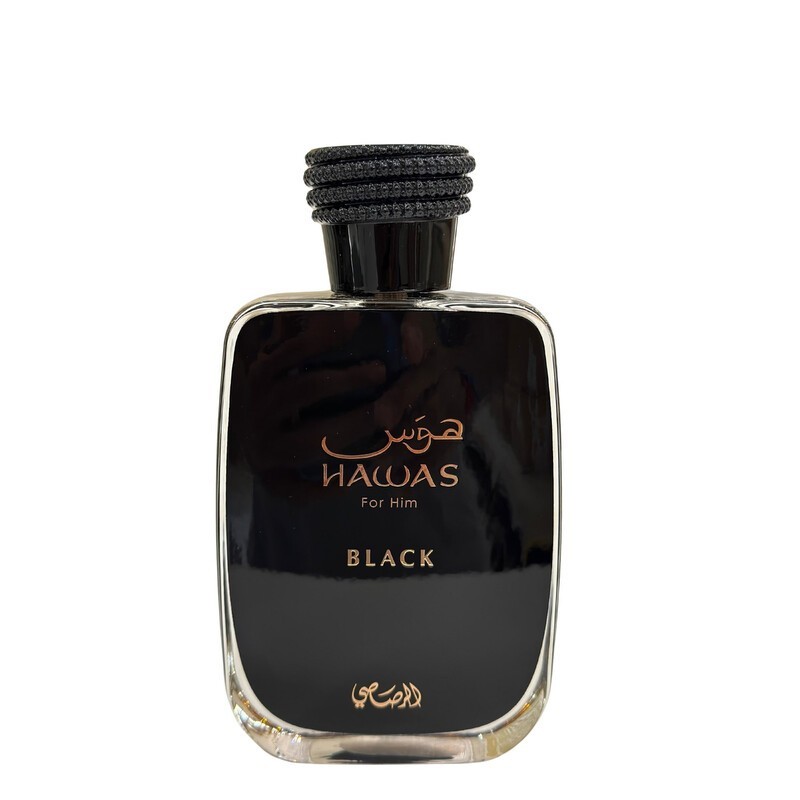 Men’s Rasasi Hawas Black EDP Spray 3.4 oz (100ml)