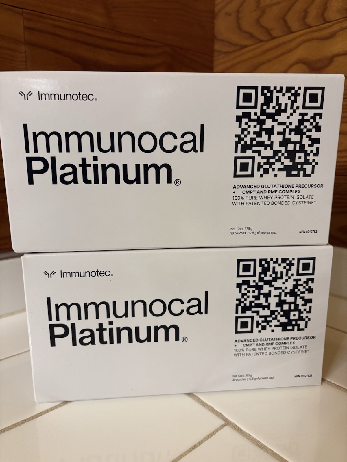 2 Boxes – Immunocal Platinum By Immunotec – Glutathione Precursor – 2028/2029