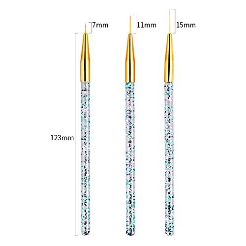 Variety Pack of 31 Nail Art Brushes – Ideal for All Gel Polish Techniques