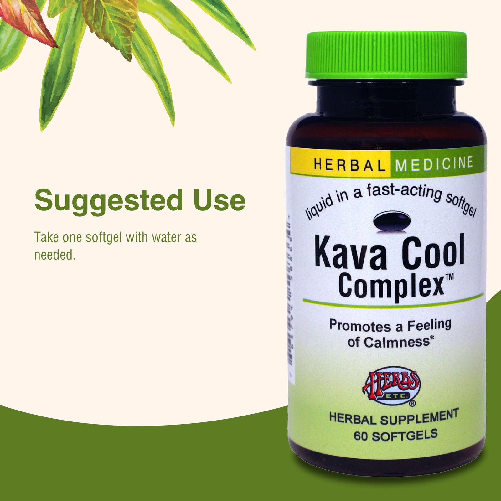 Herbs Etc. Cool Complex – 60 Softgels