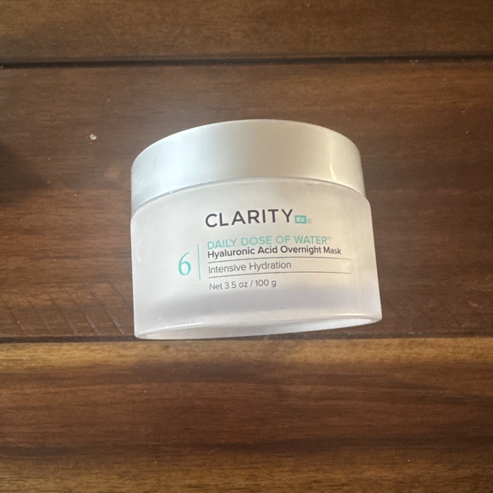 ClarityRX Daily Dose of Water Hyaluronic Acid Overnight Mask 3.5 oz /100 g