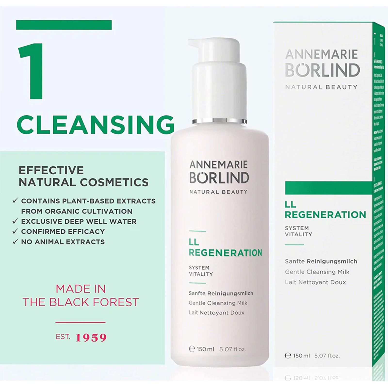 AnneMarie Borlind LL Regeneration Cleansing Milk 5.07 fl oz