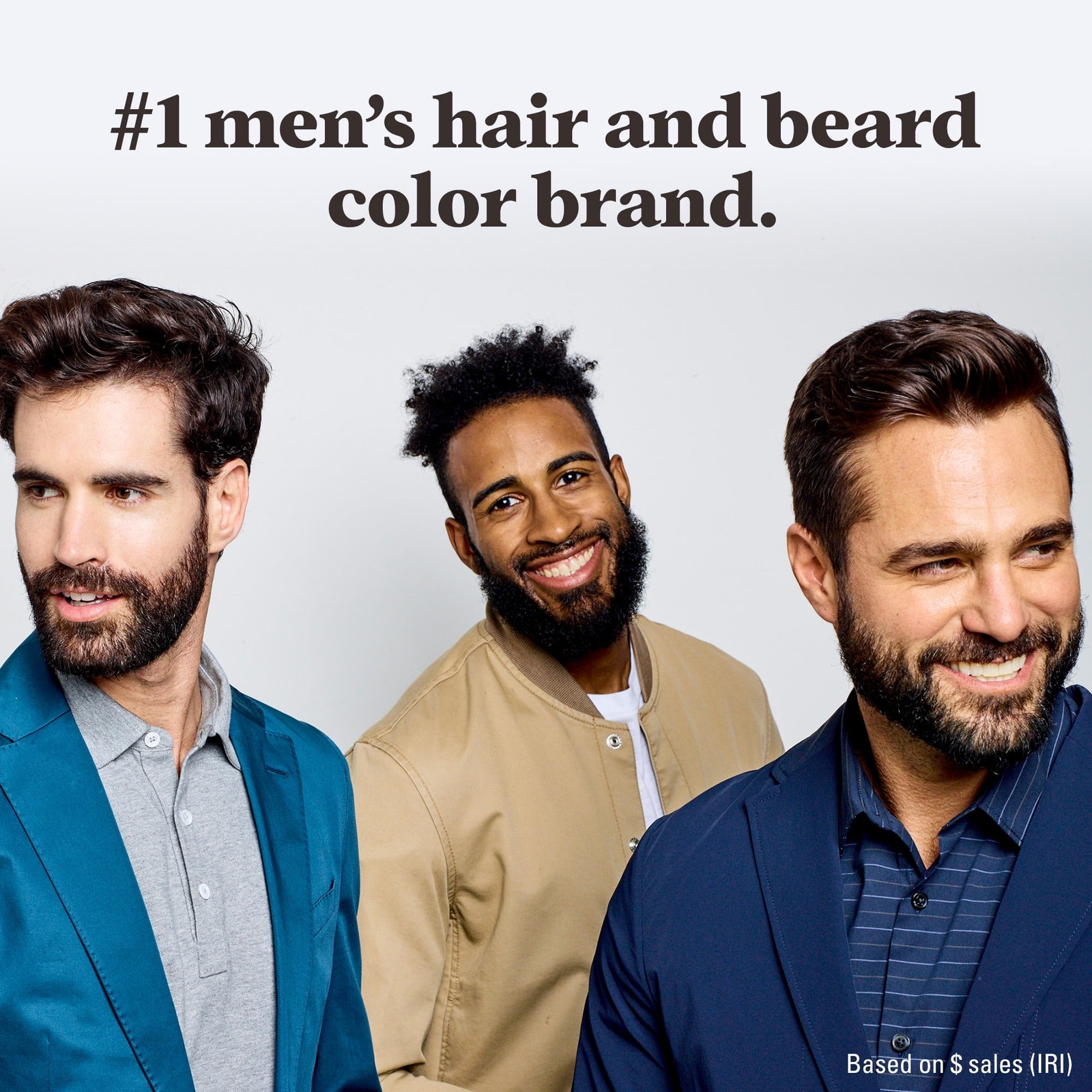 Just For Men Mustache & Beard, Beard Dye for Men with Brush Included