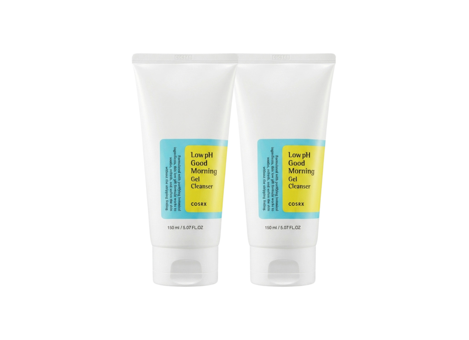 COSRX Low pH Good Morning Gel Cleanser 150ml x2 (5.07 fl.oz. x2)