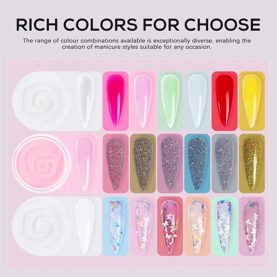 Acrylic Nail Kit for Beginners: Professional Acrylic Powder Set with Everything