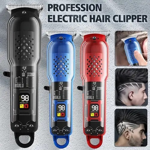 Kalhela Professional Hair Clipper with a lithium battery/USB, Three color option
