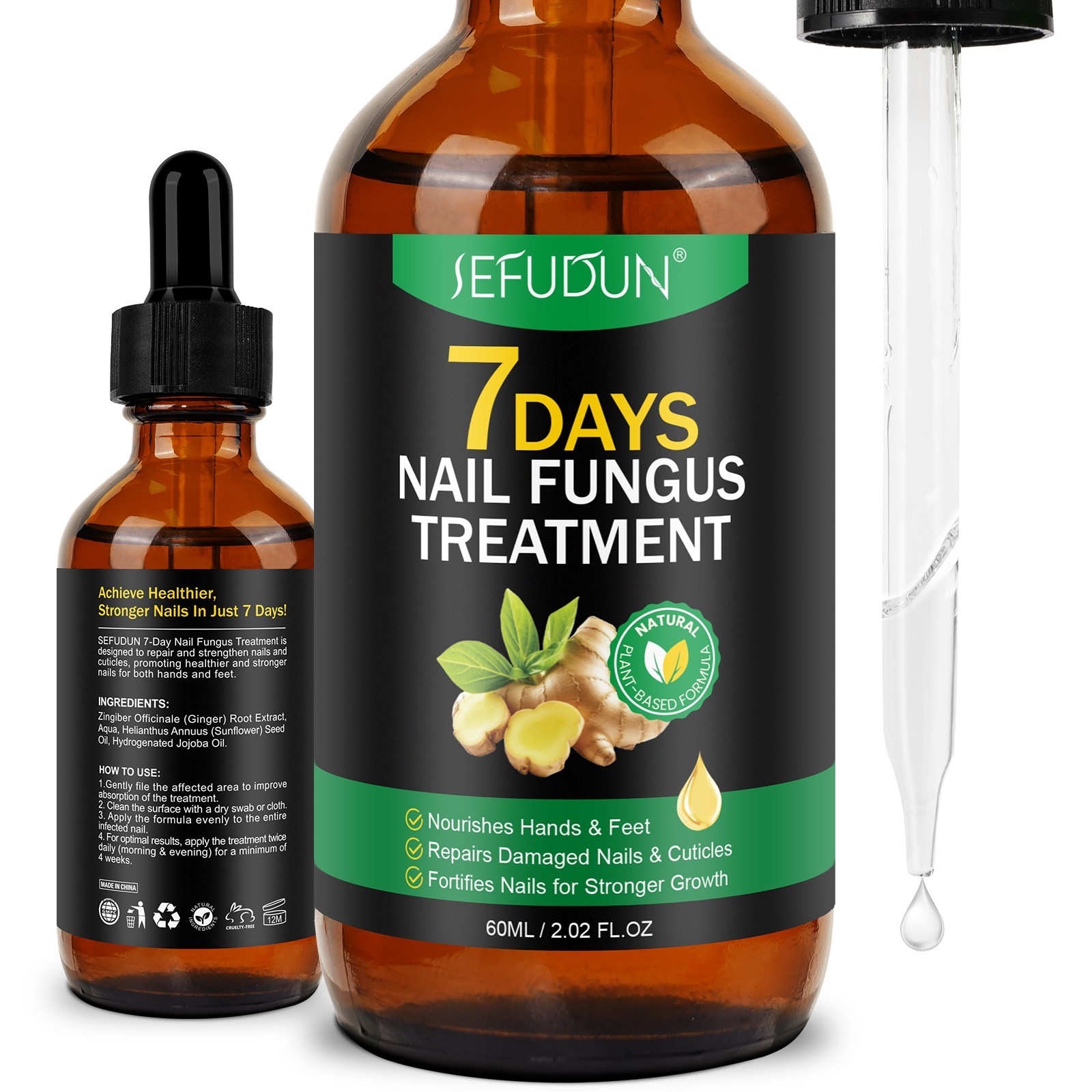 7 Days Nail Fungus Treatment – Extra Strength Repair for Nails & Cuticles 60ML