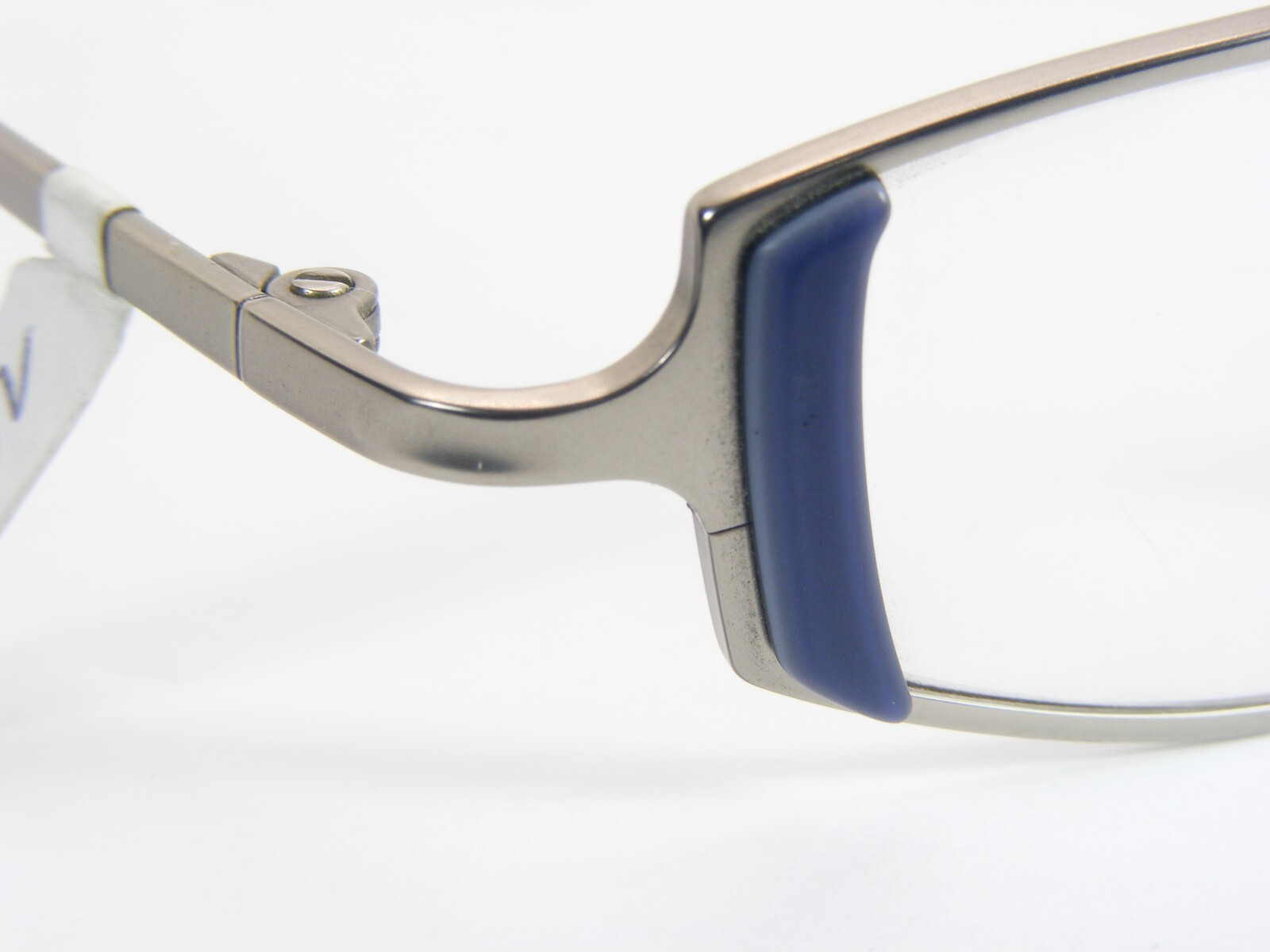 MIKADO 801-5 Silver /Blue RARE UNIQUE EYEGLASSES GLASSES FRAME 48-16-140 Germany