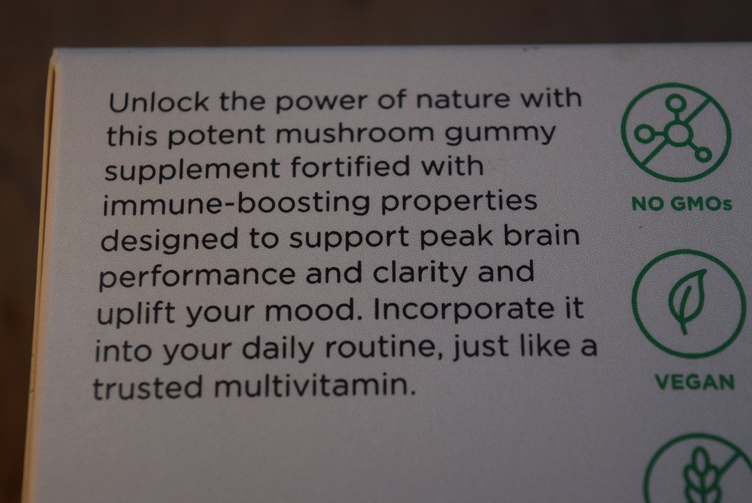 Ultimate Mushroom Mood & Energy Daily Gummies Apple Berry Flavor