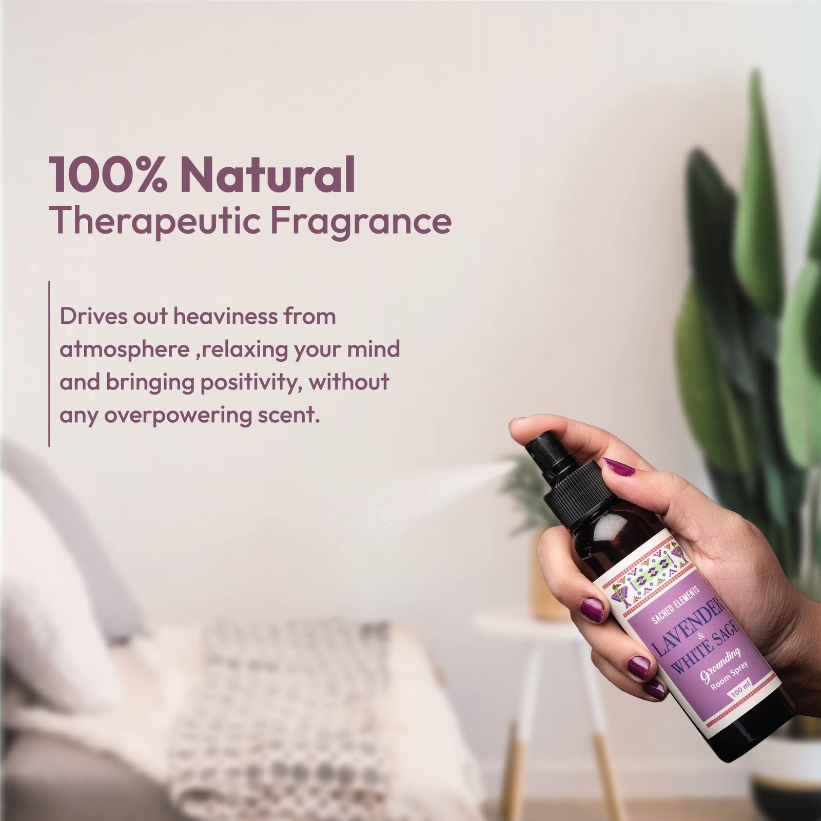 Sacred Element’s Myrrh Copal, 3.39 Fl Oz (Pack of 2), Lavender Sage Spray