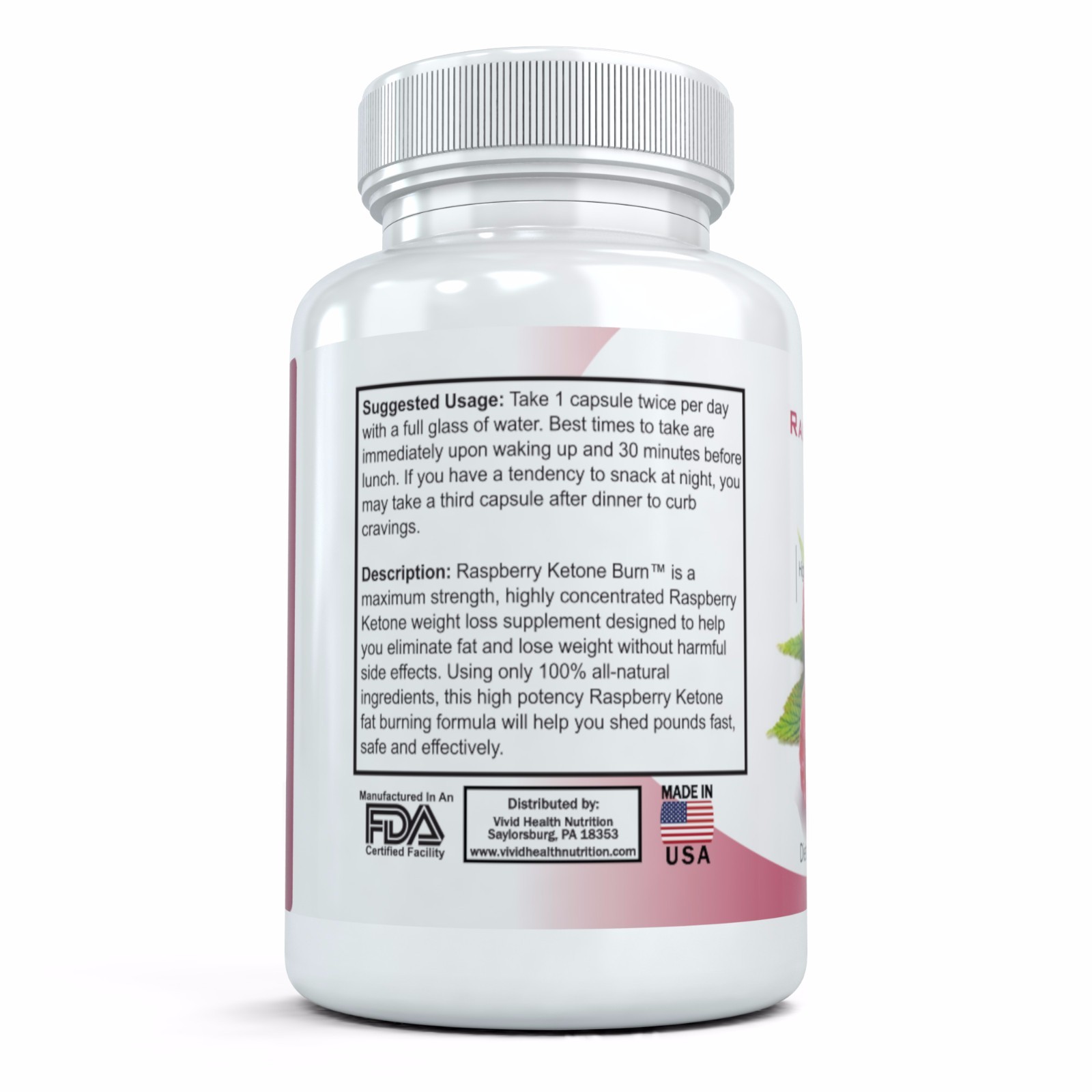 2/Raspberry Ketone BURN – BEST Ketones Fat Burning Supplement Natural Diet Pills