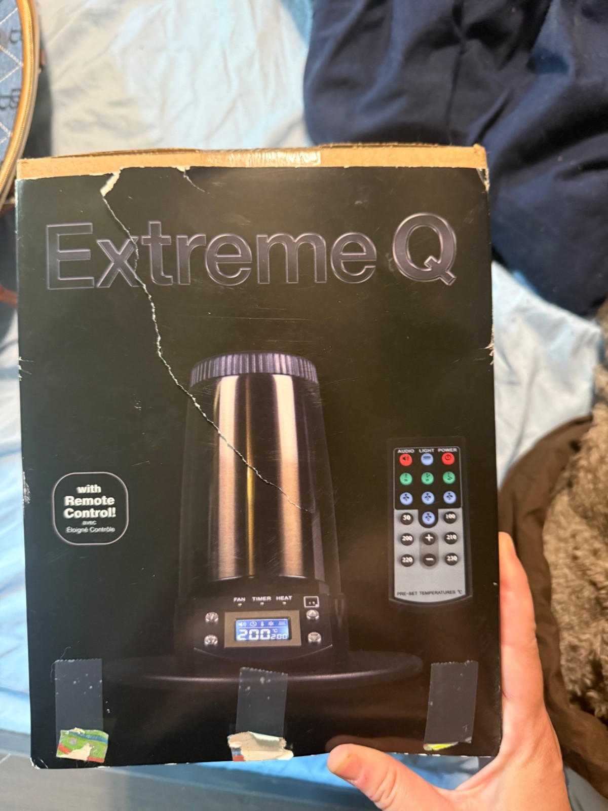 Extreme Q Hot Air Machine Potpourri, Oils, Aromatherapy Device +Charger & Remote