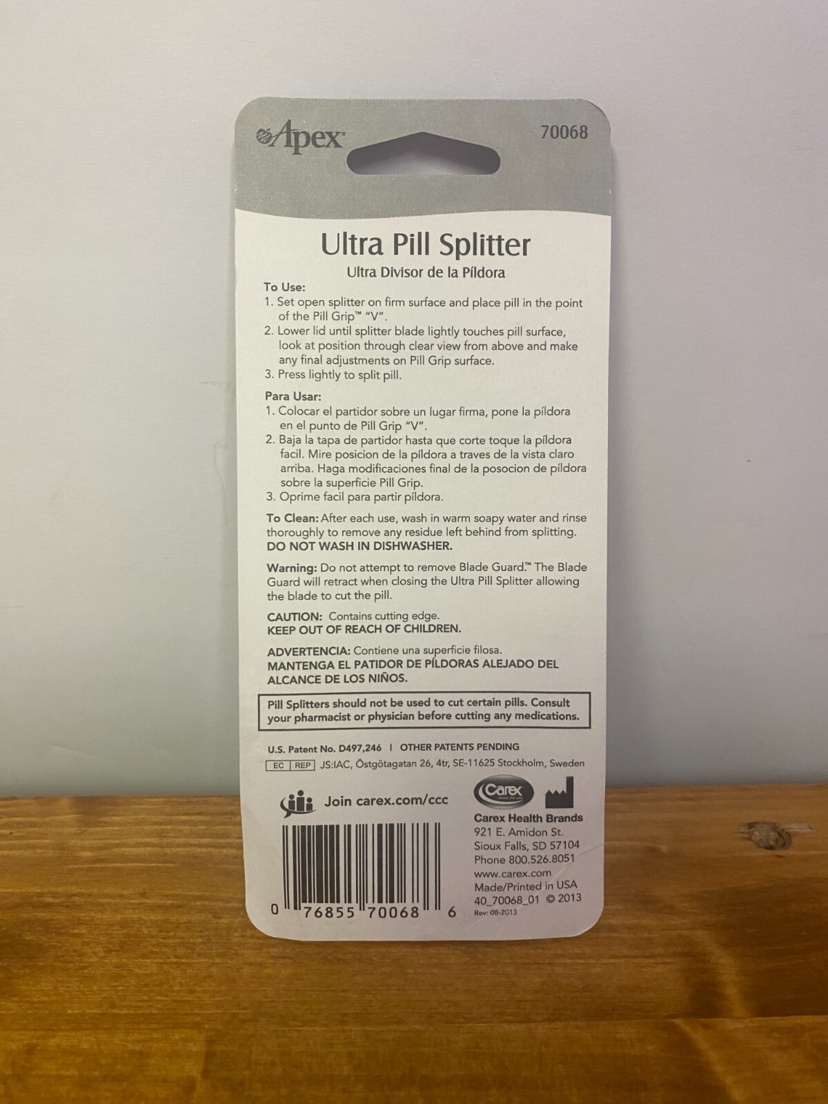 Apex Ultra Pill Cutter – Pill Splitter Self-Retracting Blade Guard – Lot of 4