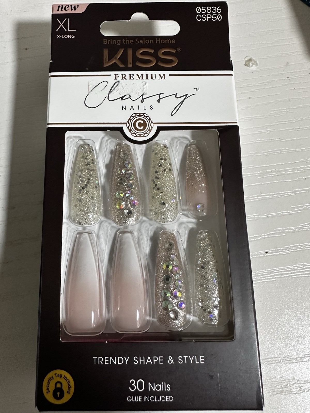 Kiss/ Gel Magnetic, Voguish, Fantasy Allure Nail New 4 Nails