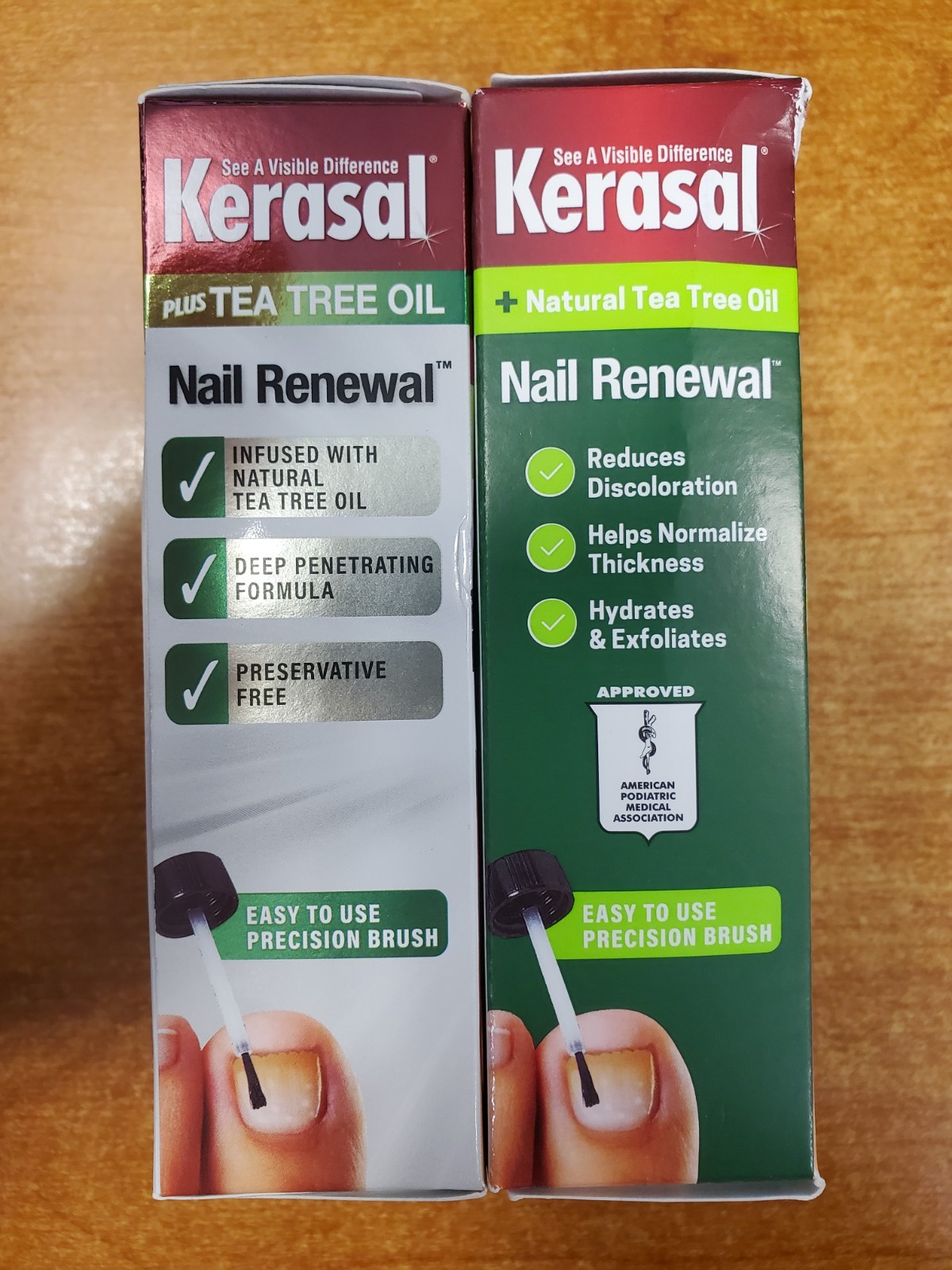 2 Pack: Kerasal Fungal Nail Renewal + Tea Tree Oil 0.33 oz ea (7394) D6