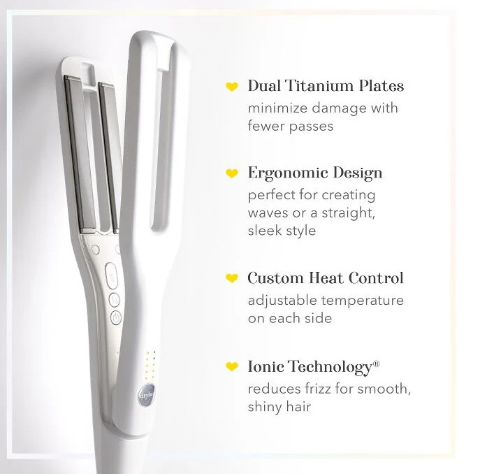 Drybar Reserve Dual Plate Flat Iron totally NEW! 1″plates, dual voltage, travel