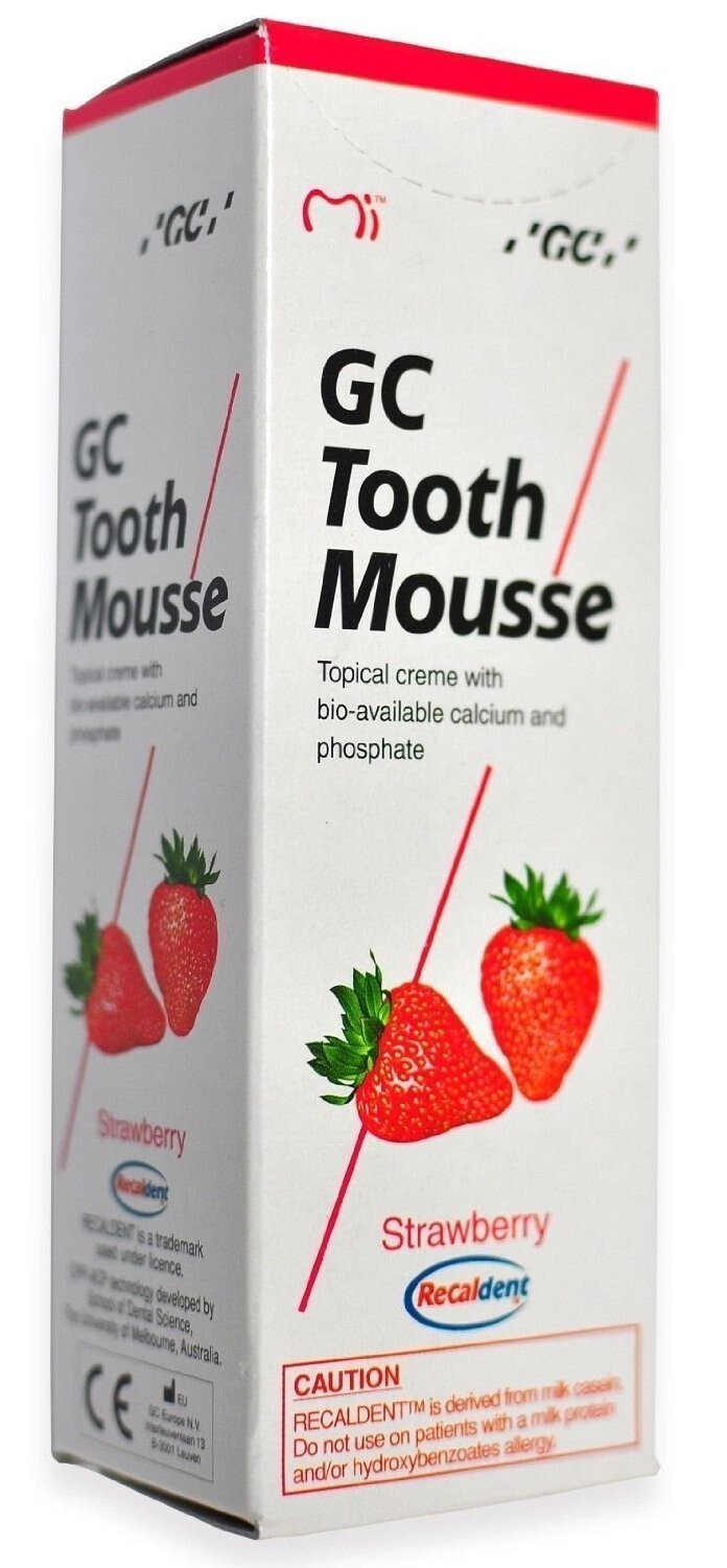 GC Tooth Mousse Plus ( Strawberry Flavor ) (40 gm) LONG EXPIRY