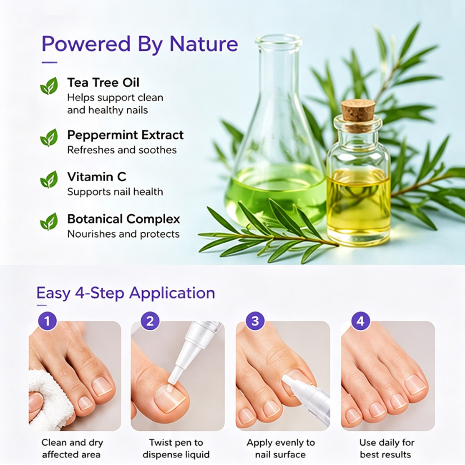 Orivelle Anti Pen, Clear Anti Fungal Pen, Anti Fungal Nail 3ml*3PCS
