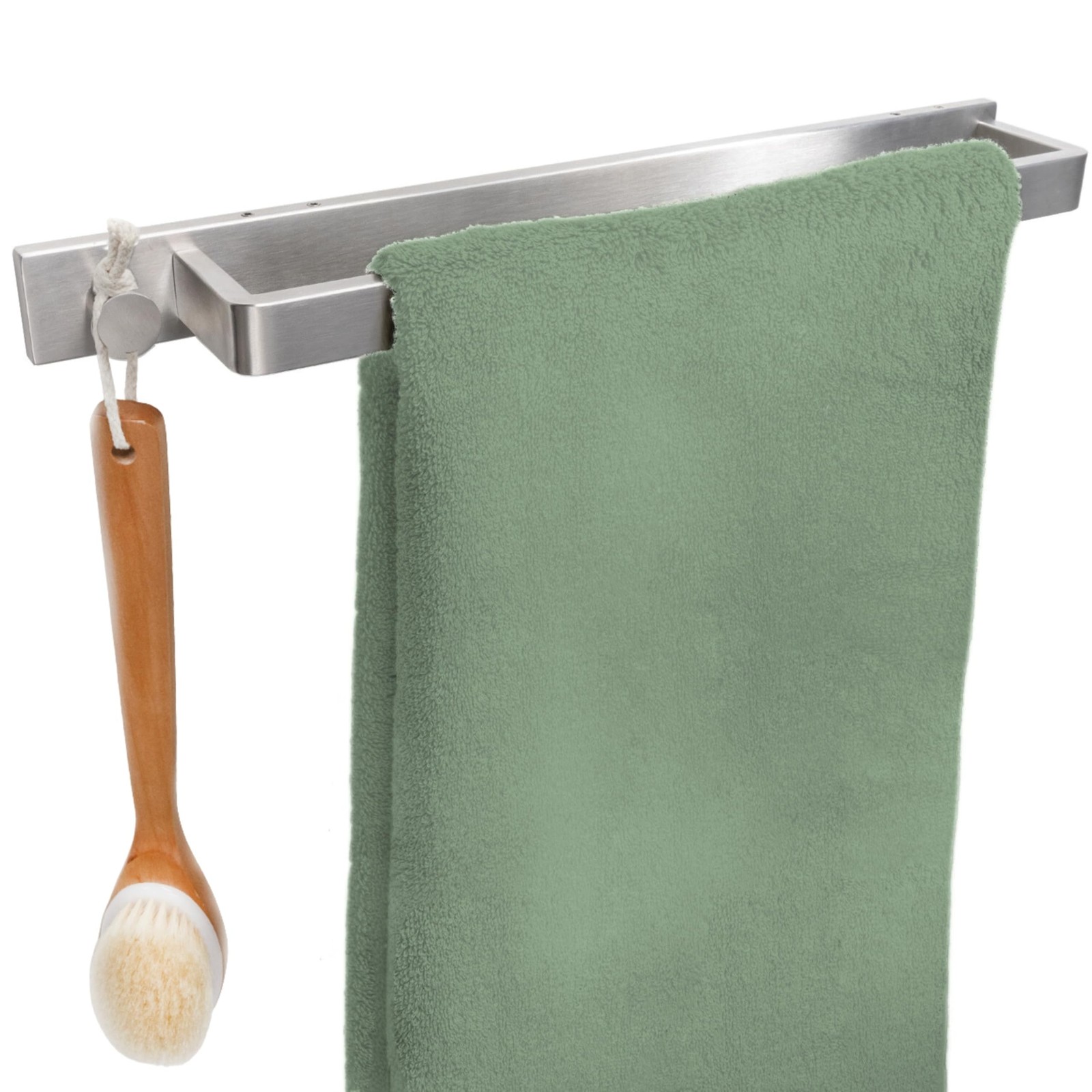 Saffron & Sage Towel Racks for Bathroom Wall Mounted, 17 inch Heavy Duty Bath…