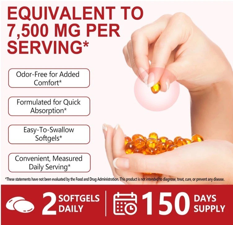 Aged Garlic Extract 7500mg Odorless Supplement Heart Immune Health 300 Softgels