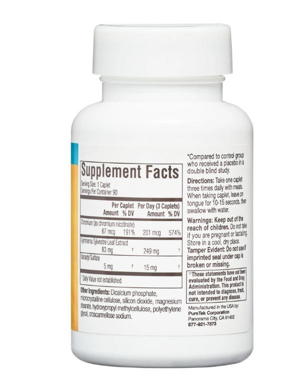 PharmaPure Sugar Blocker Weight Loss Supplement, 90 Capsules