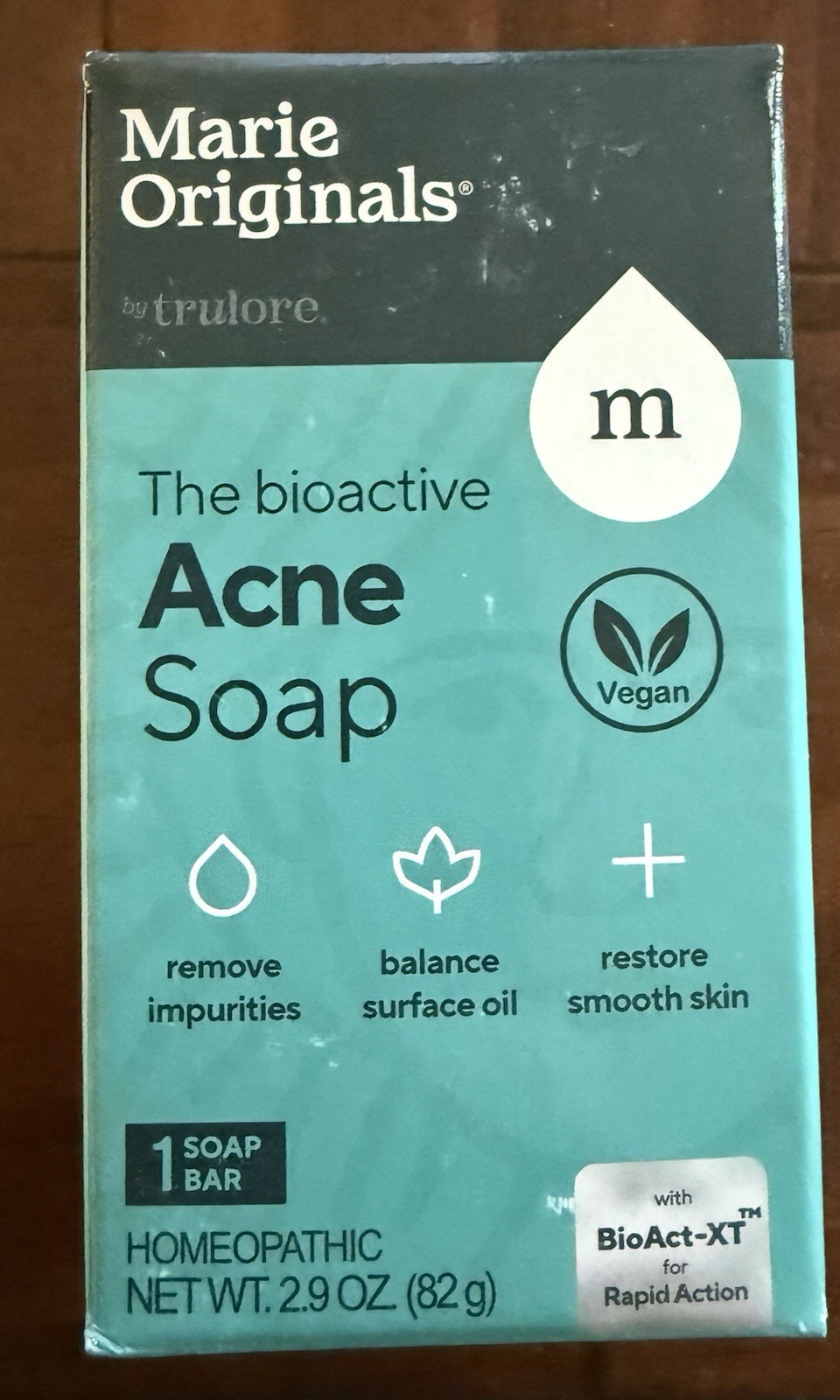 Marie Originals – Natural Acne Bar Soap Cleanser for Face and Body Treatment