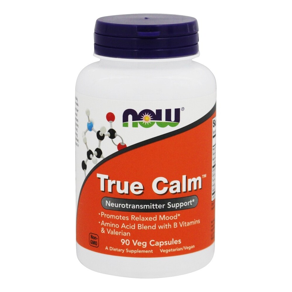 NOW Foods True Calm Amino Relaxer, 90 Capsules
