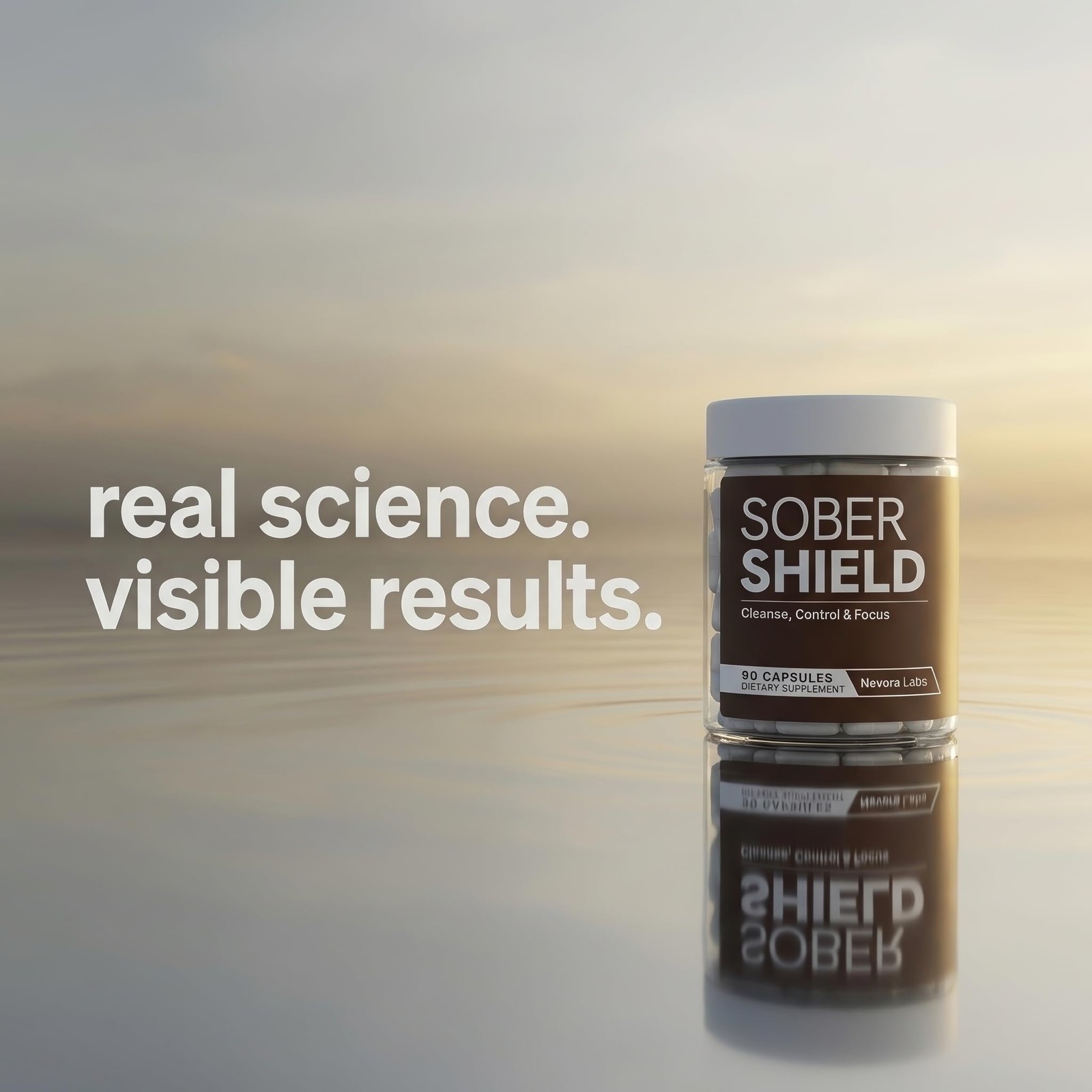 Sober Shield | All-in-One Detox & Craving Support – Focus, Mood & Motivation Sup