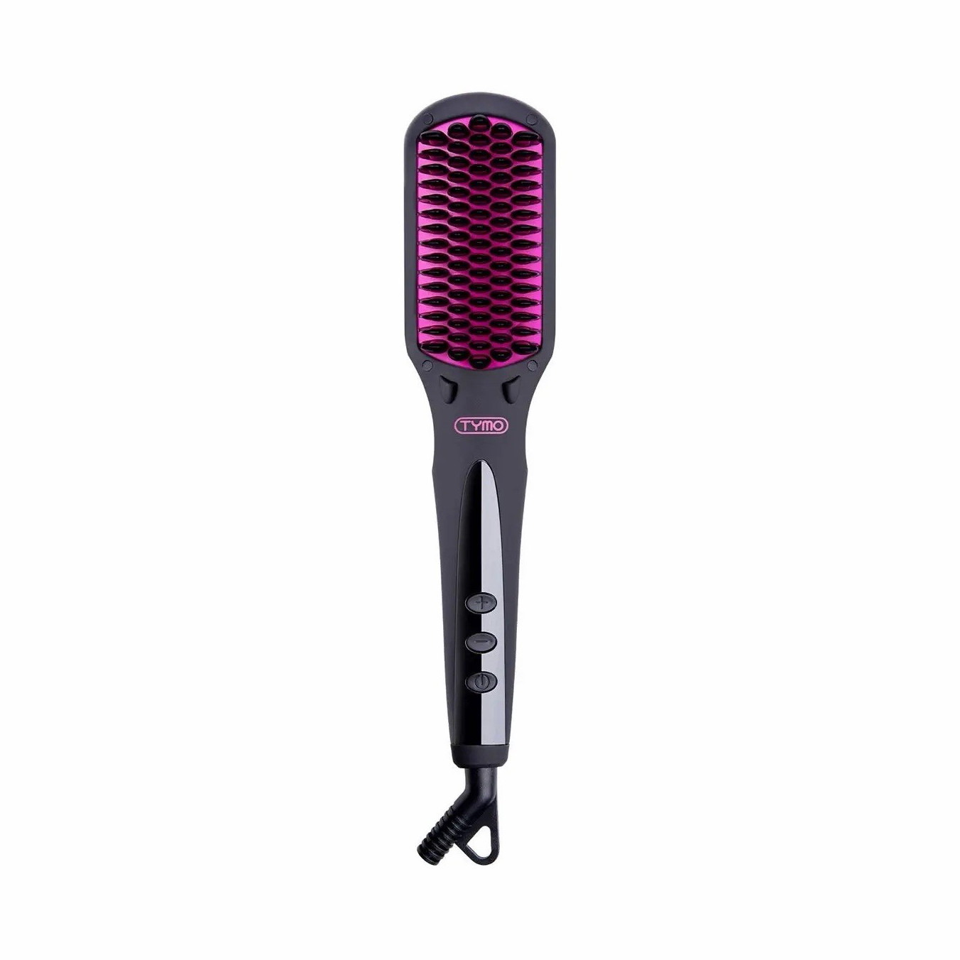 TYMO Hair Straightening Brush Heated Hot Brush Styling Tool Black/Pink