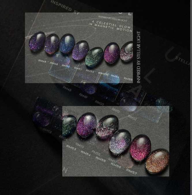 ROZYHIP Nebula Magnet Gel Collection Soak Off Nail Gel K-Beauty