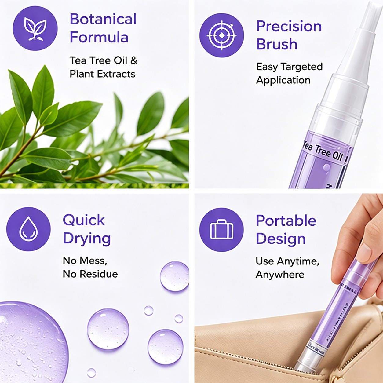 Orivelle Anti Pen, Clear Anti Fungal Pen, Anti Fungal Nail 3ml*3PCS