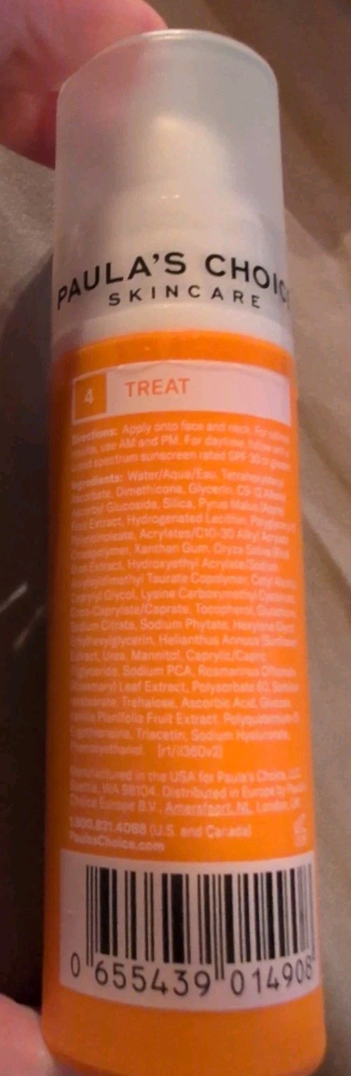 Paula’s Choice 25% Vitamin C + Glutathione Clinical Serum 1 fl oz New, Sealed!