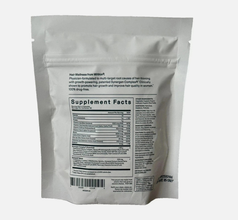 Women’s Balance age 45 up Hair Growth~120 Caps/Refill 2027 NEW FREE SHIPPING US