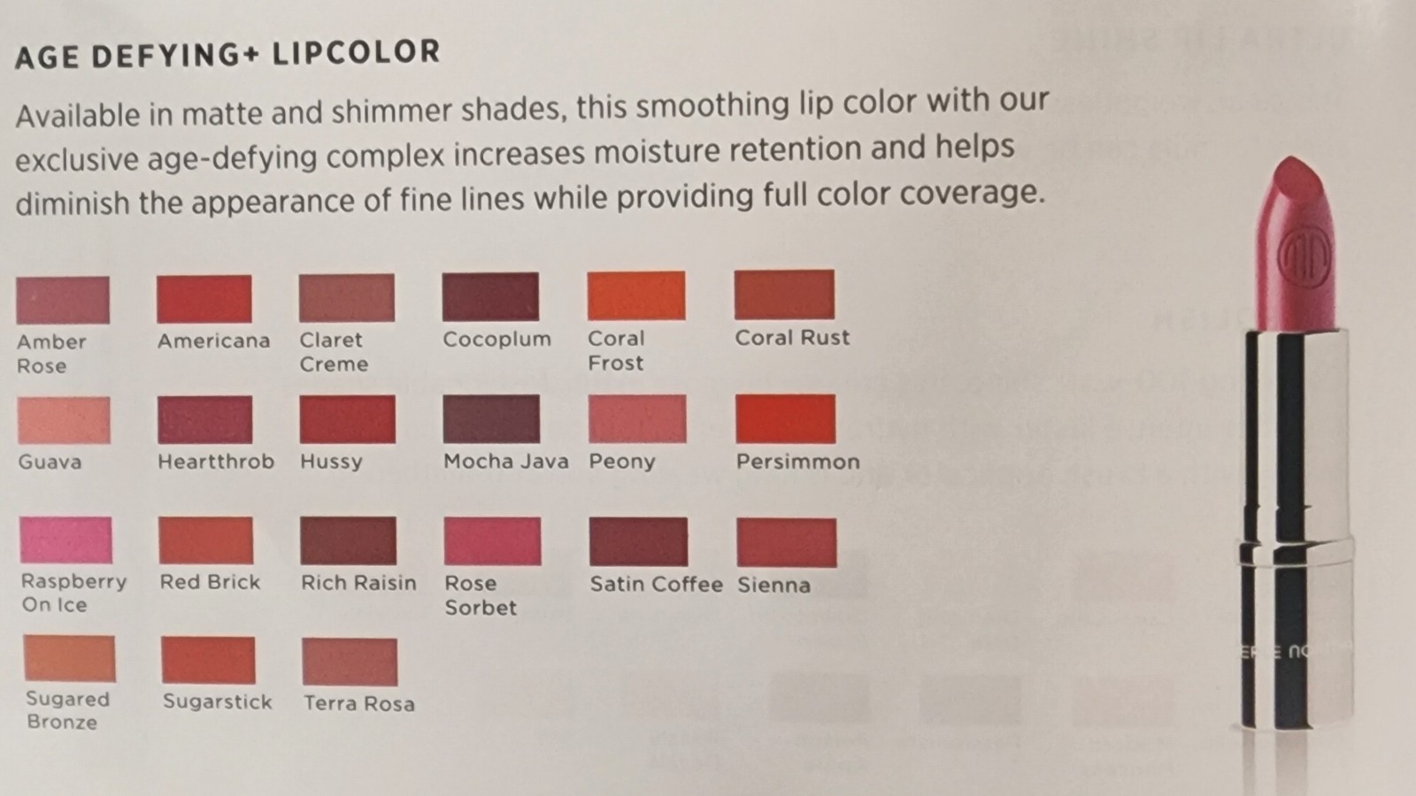 Merle Norman Age Defying Lip Color…CHOOSE YOUR SHADES…NEW