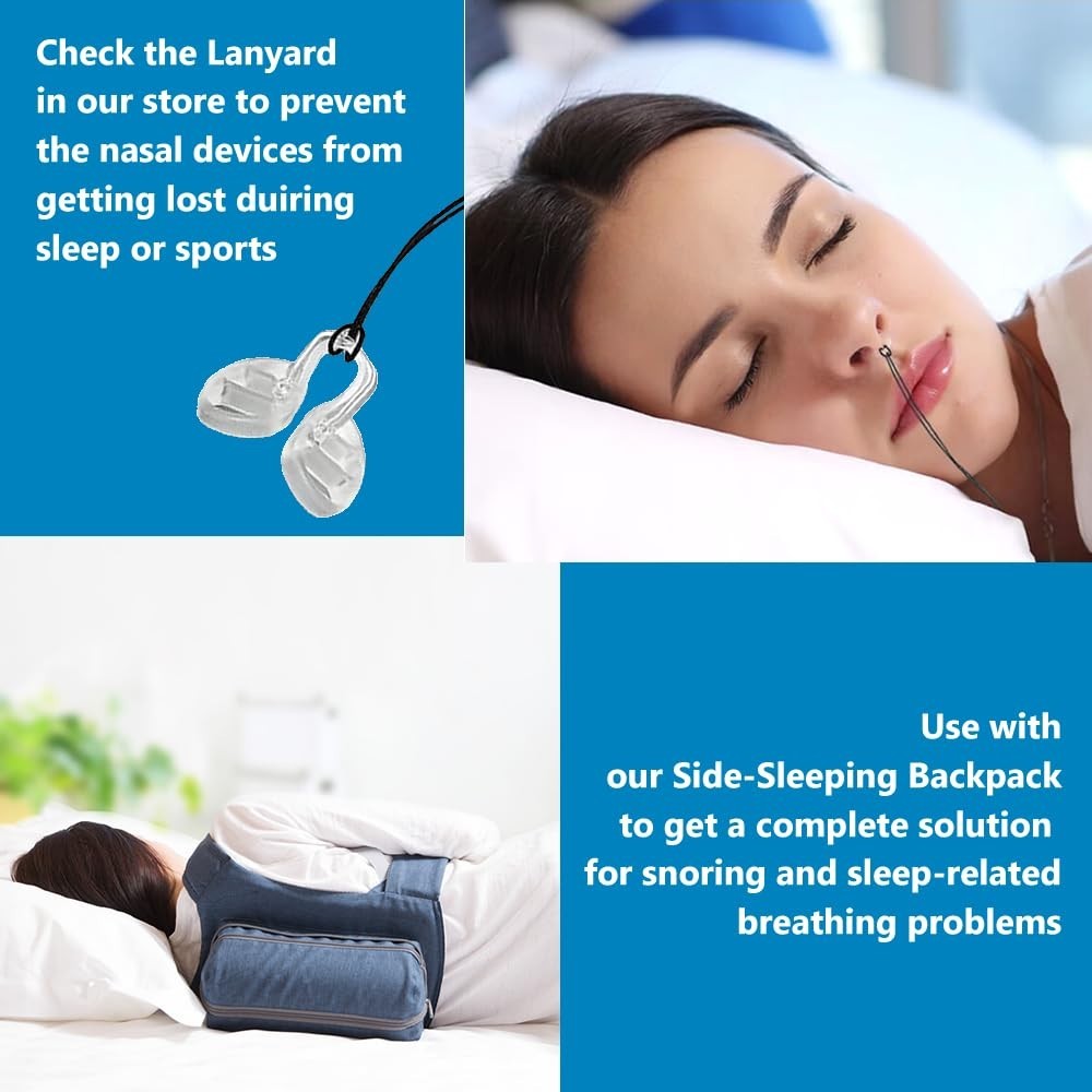 Nasal Dilator for Snoring Relief, Sleep Aid & Sports Airflow – Combo Pack XS/S/M