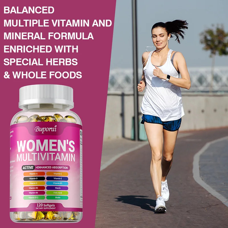 Women’s Multivitamins 120pcs – Metabolism, Anti-aging, Healthy Hair,Skin & Nails