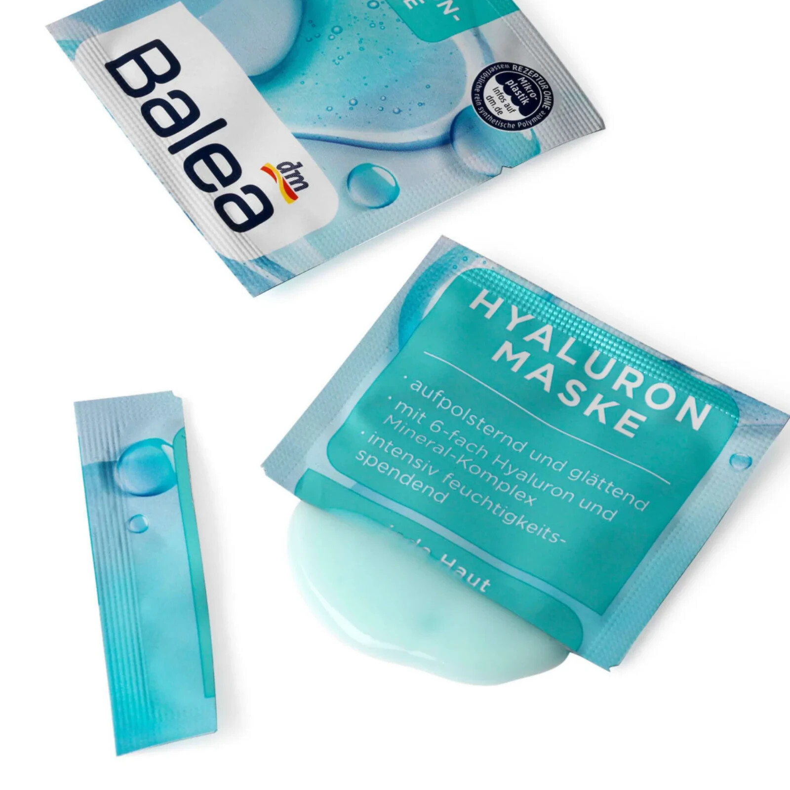 4 x Hyaluron face mask, 16ml Balea Vegan Each Buyer Get a GIFT!