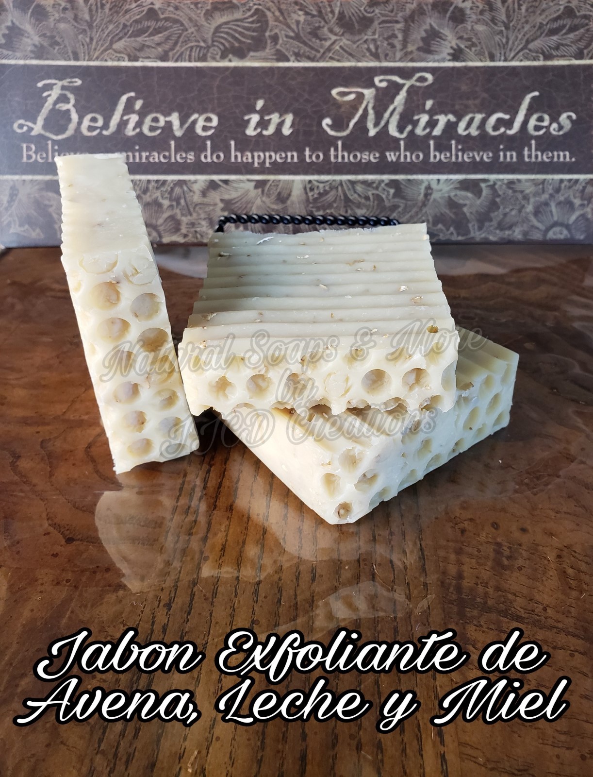 New exfoliating oats, milk, and honey Natural Soaps 