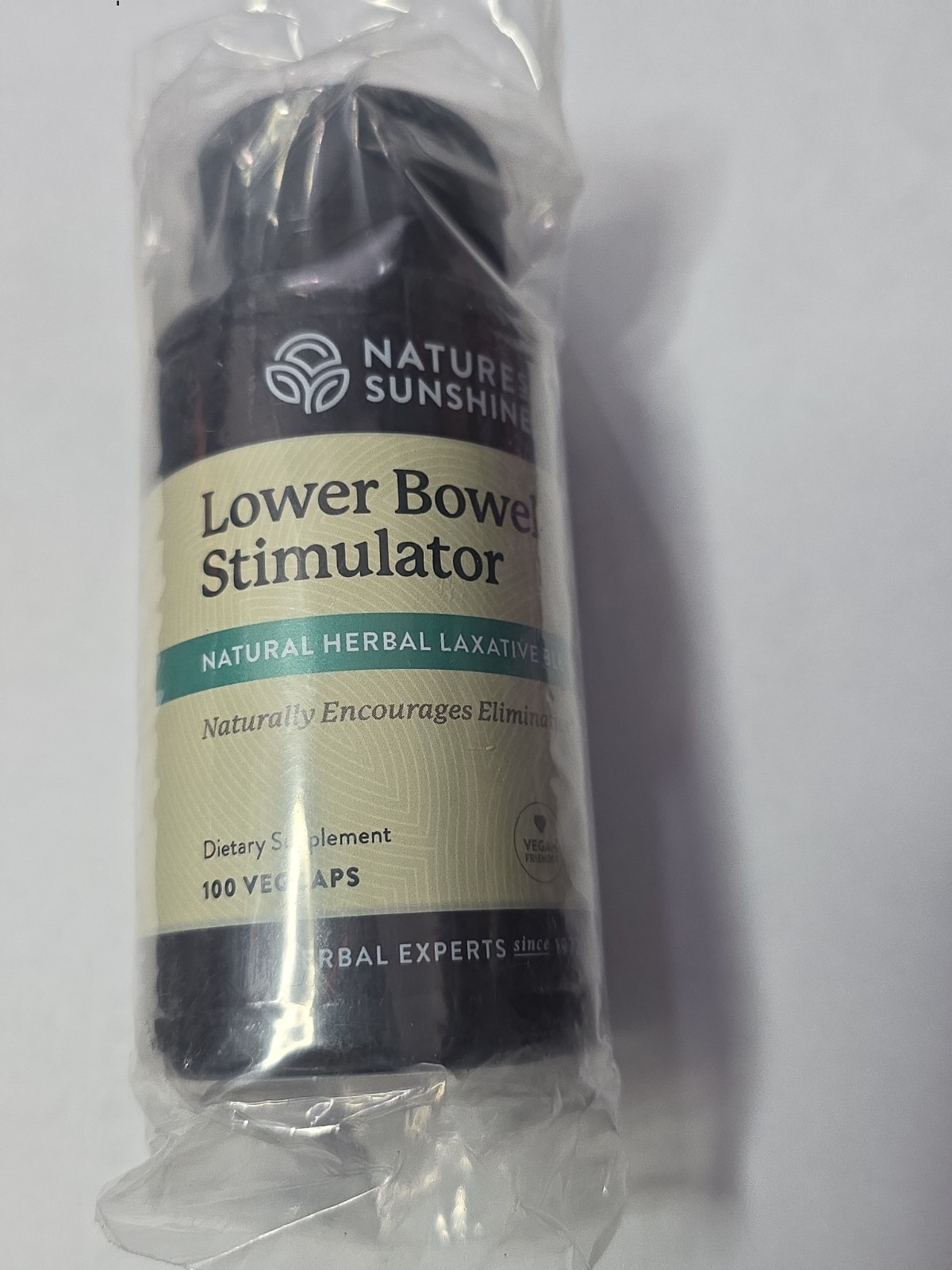 Natures Sunshine Lower Bowel Stimulator Natural Laxative Supplement 1pk.Ex6/29-A