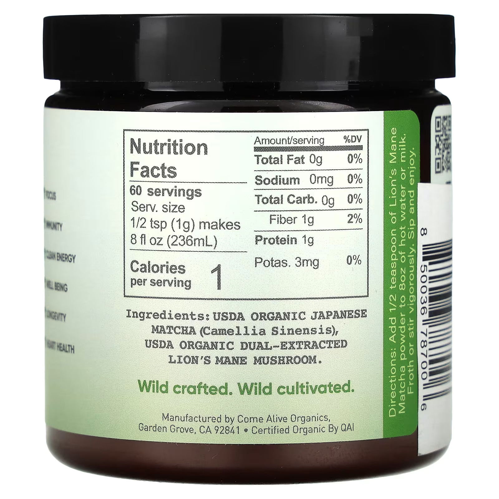 2 X LA Republica, Lion’s Mane Matcha, 2.12 oz (60 g)-worldwide