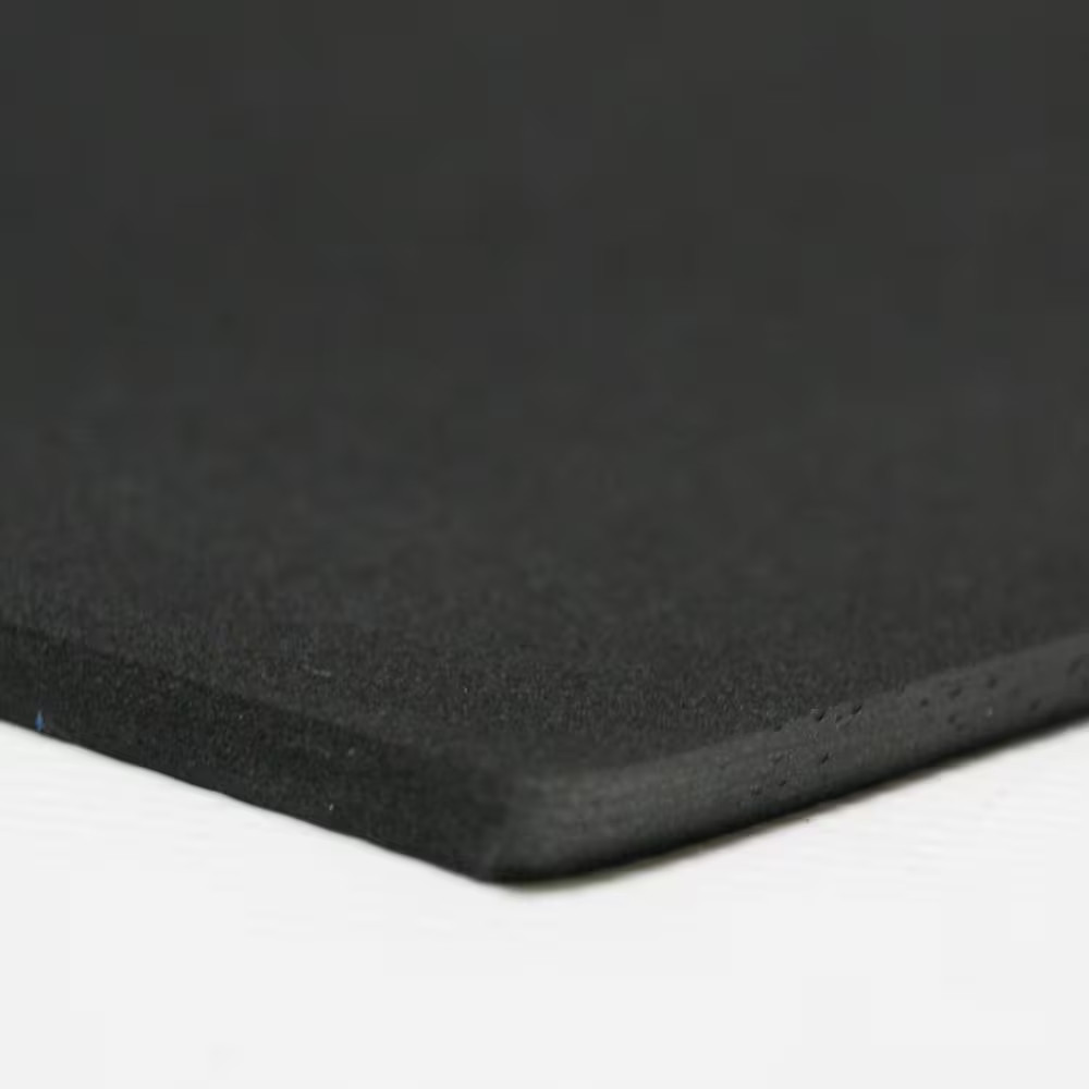 Closed Cell Sponge Rubber Neoprene 1/8 In. X 39 In. X 78 In. Black Foam Rubber S