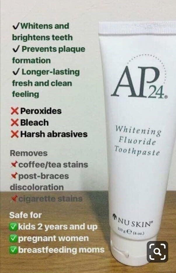 2X Nuskin Nu Skin AUTHENTIC AP24 Whitening Fluoride Toothpaste Exp05/25