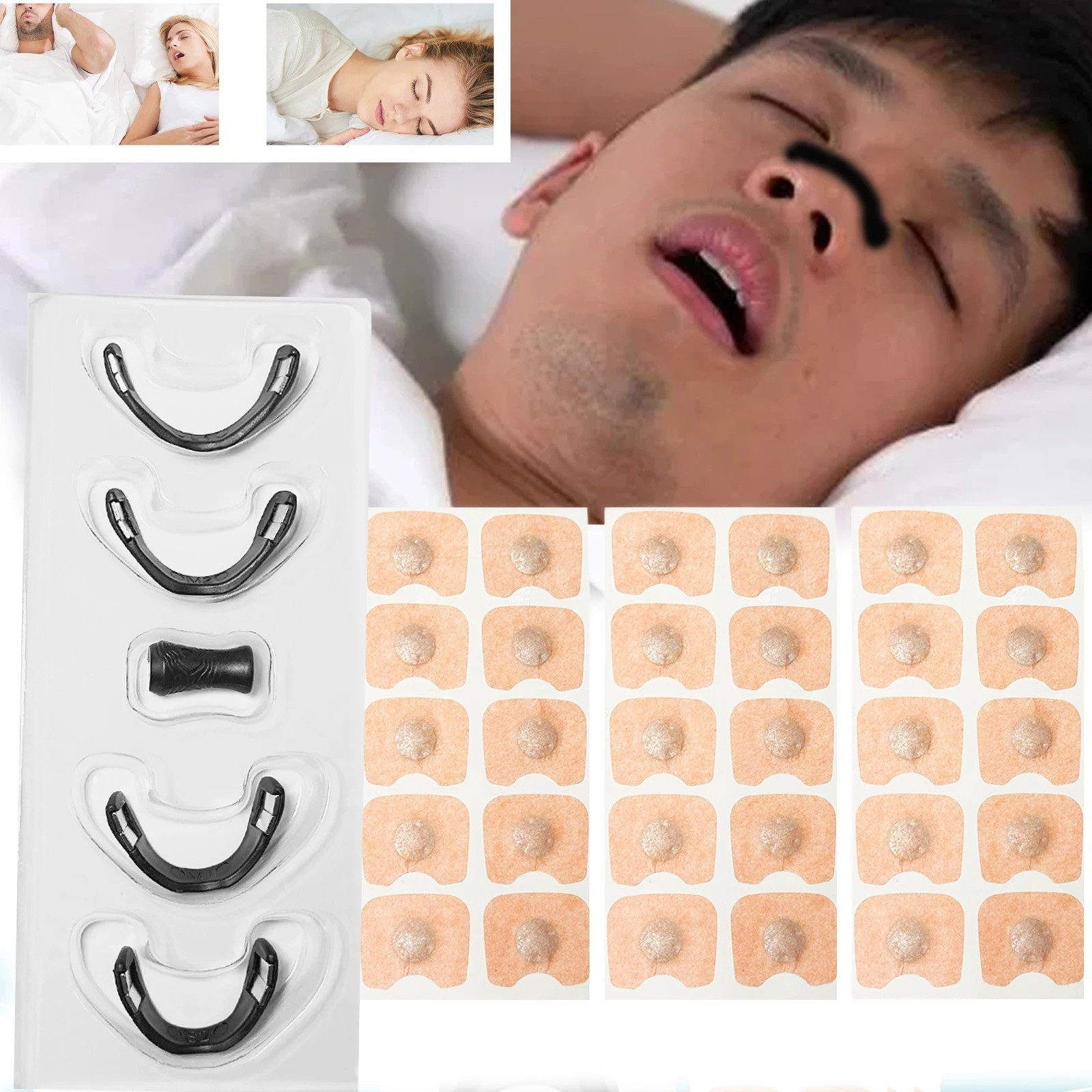 Nasal breathing dilators Magnetic Nasal Strips Increase Air Intake Improve Sleep