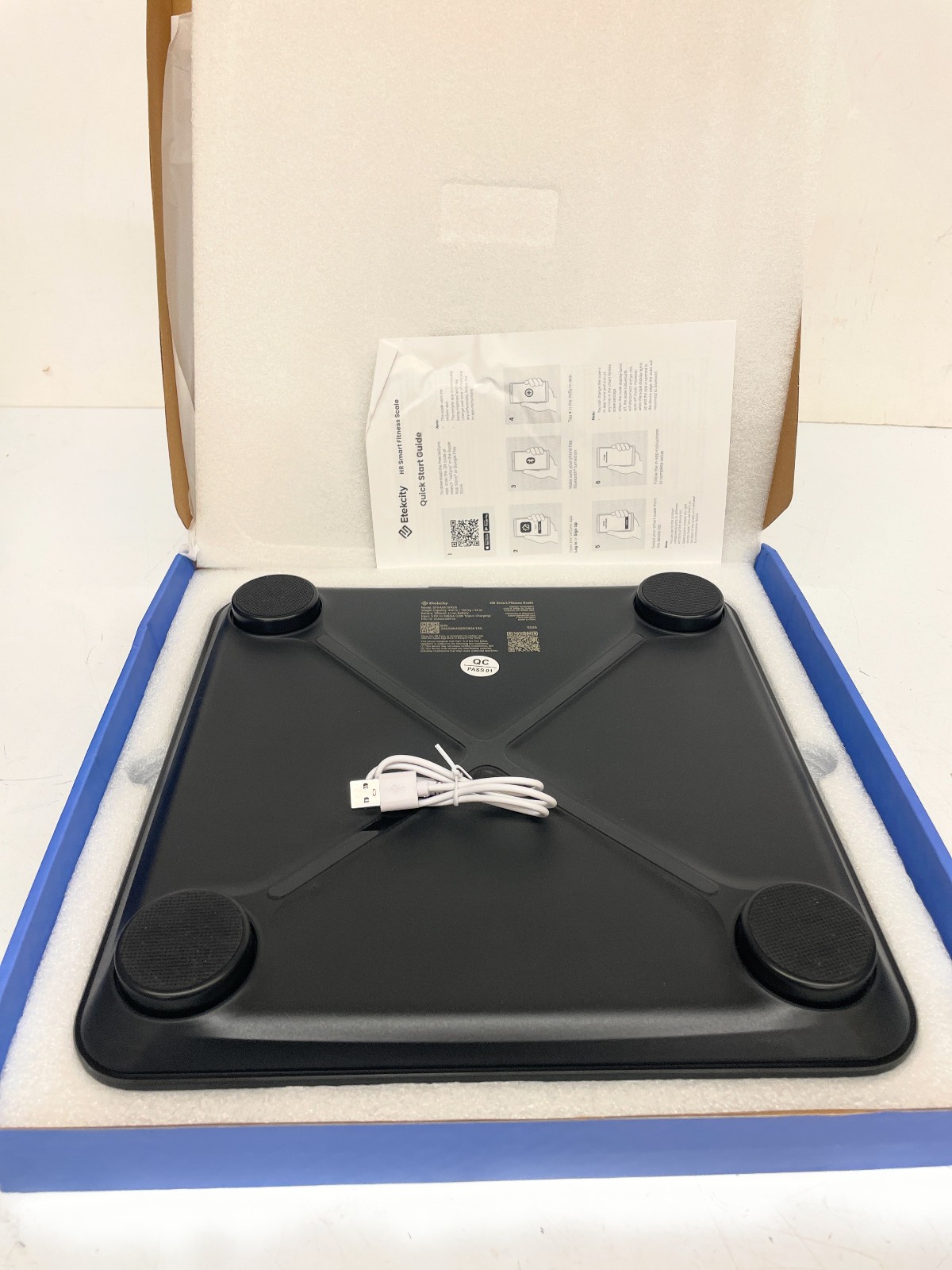 Etekcity Smart WiFi Digital Bathroom Scale, Compatible with Amazon Alexa, Black