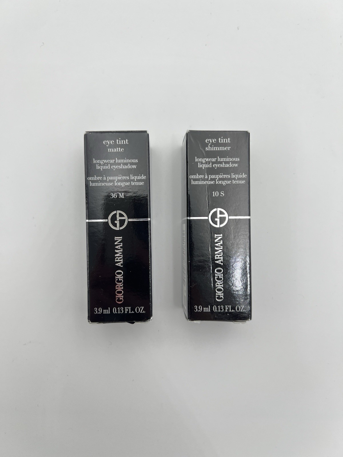 Giorgio Armani Eye Tint Matte & Shimmer Duo (Wood 36M, Chestnut 10S)