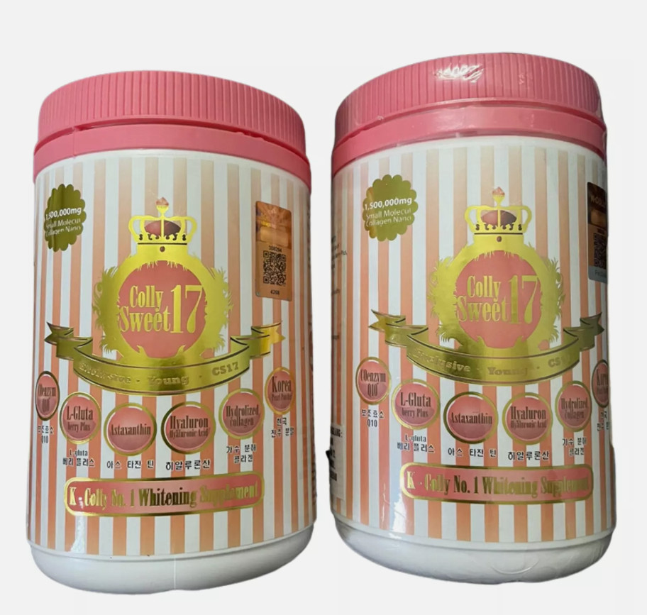 1 X K-COLLY SWEET17 Korean Nano Collagen Drink Advance Triple Whitening Skin 20s