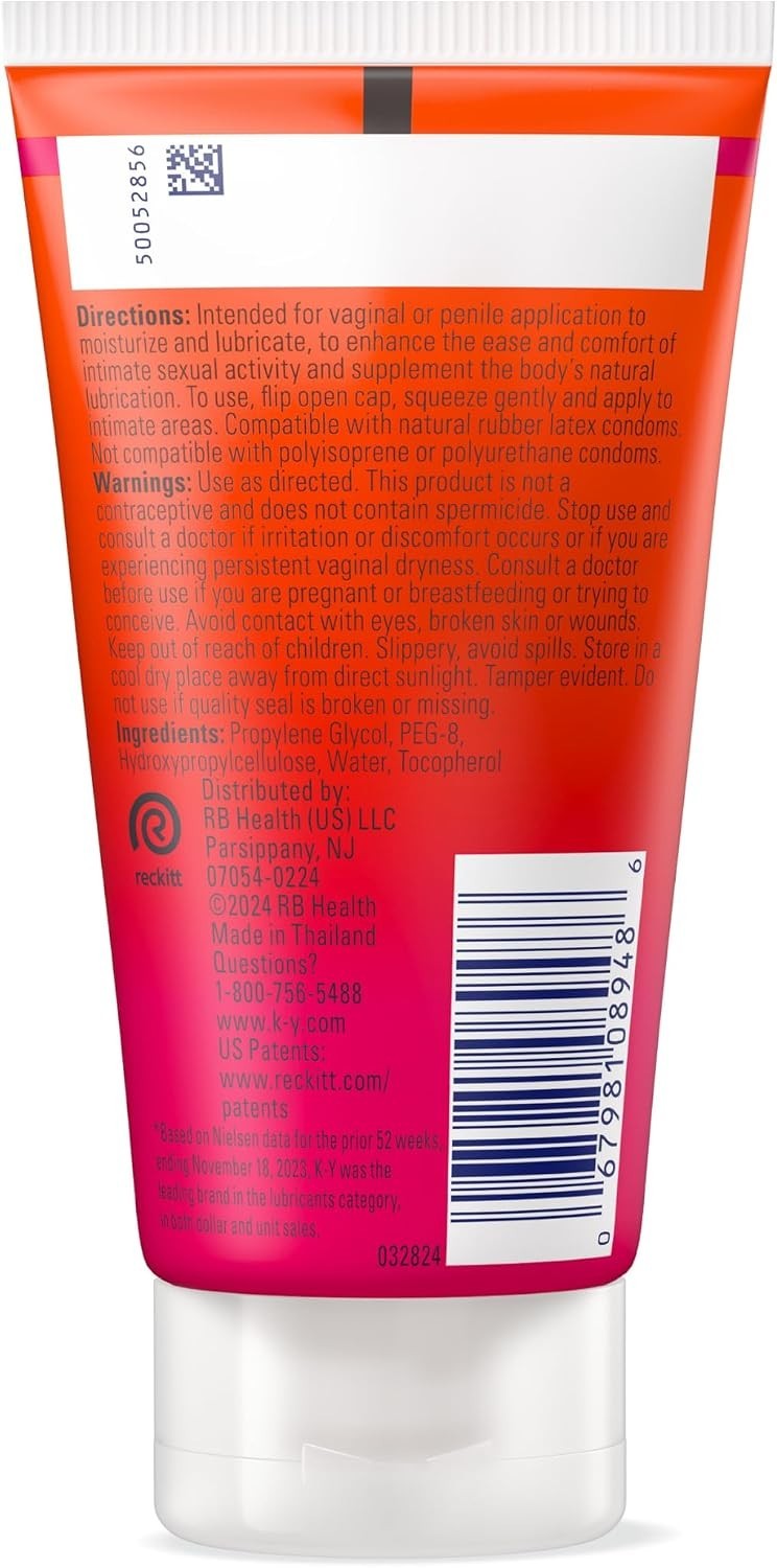 Heat-Inducing Personal Lubricant, Glycol Formula