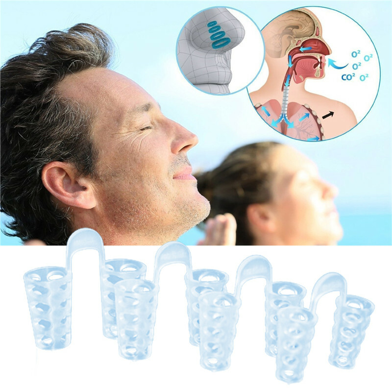 Anti Snore Apnea Nose Clip Breathe Aid Stop Snore Device Sleeping Aid L size